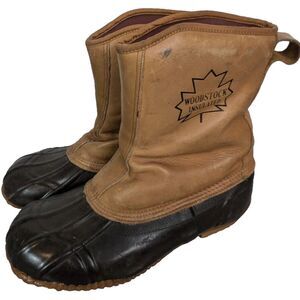 Woodstock Insulated Steel Shank Boots Womens Sz 8 Tan‎ Brown Thinsulate Outdoor